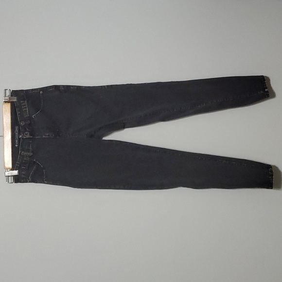 Love Culture jeans women's size 3 black tannish distressed areas distressing - Picture 2 of 14